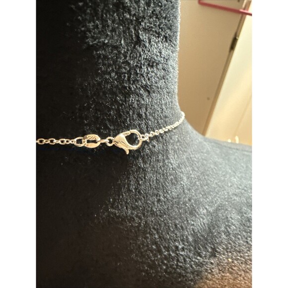 Unbranded Silver “BLNCGA” Heart Charm On .925 Unbranded 18” Necklace - Picture 5 of 7